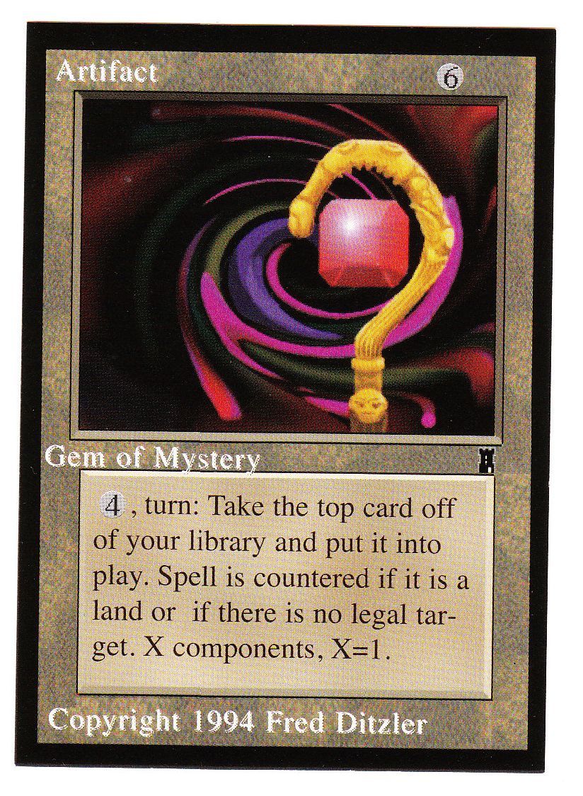 ●MTG● ミドルエイジ Gem of Mystery(英語、未使用)_画像1