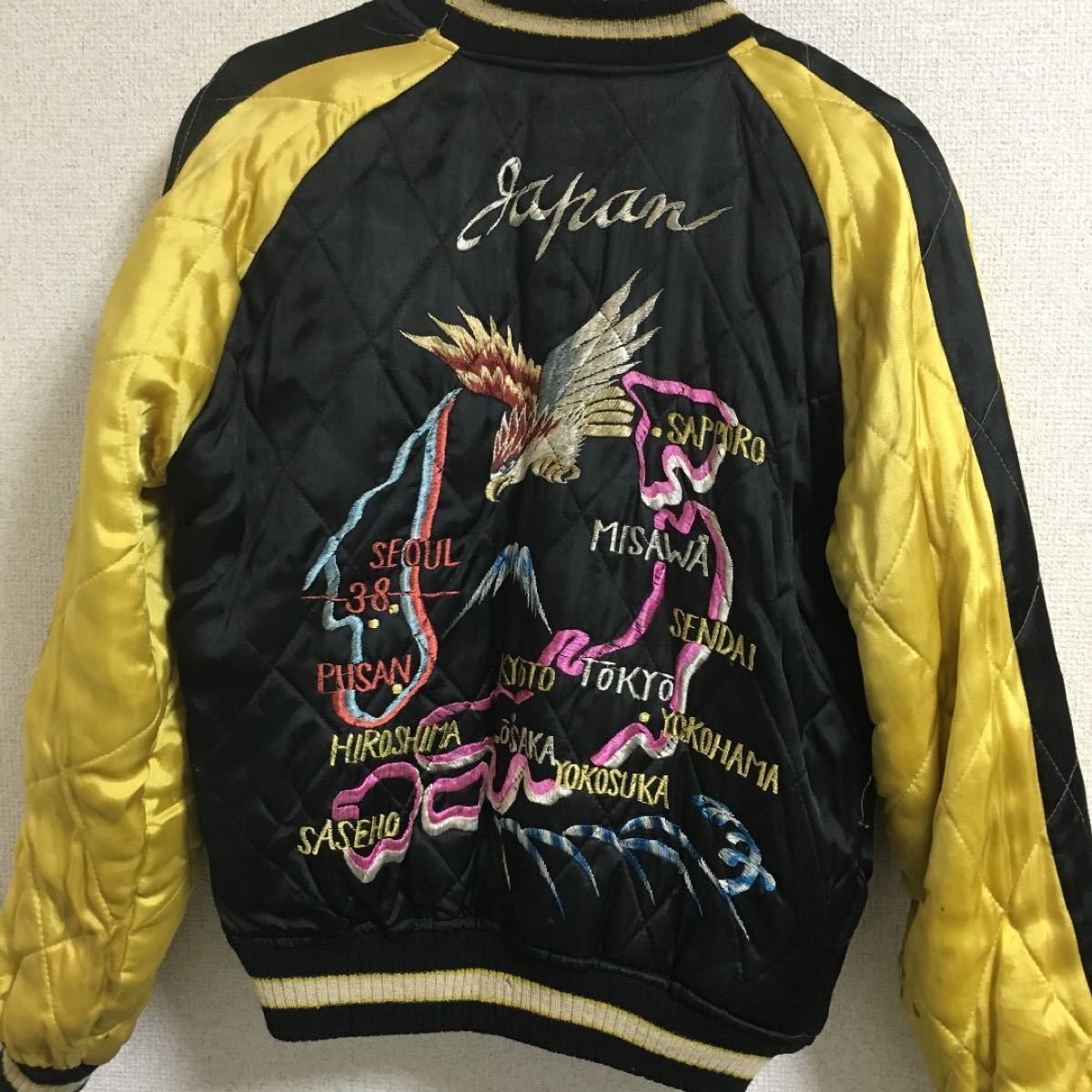 50s スカジャン ヴィンテージ リバーシブル 東洋 龍×鷲 50s スカジャン ヴィンテージ リバーシブル 東洋 龍×鷲