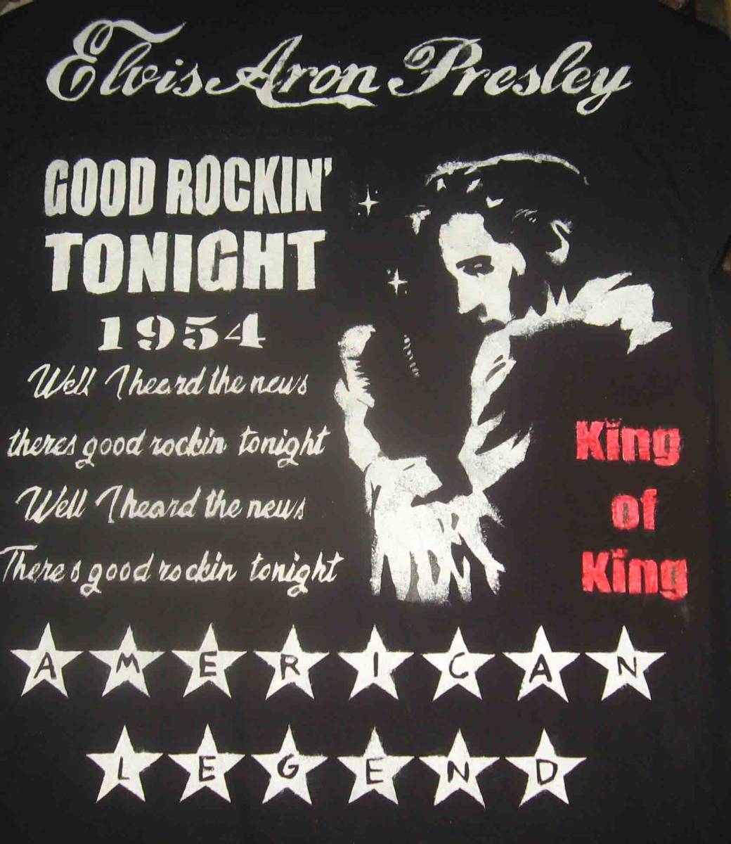エルヴィス・プレスリー Elvis Presley 【バックペイント手描き エルヴィス・プレスリー Elvis Presley 【バックペイント手描き