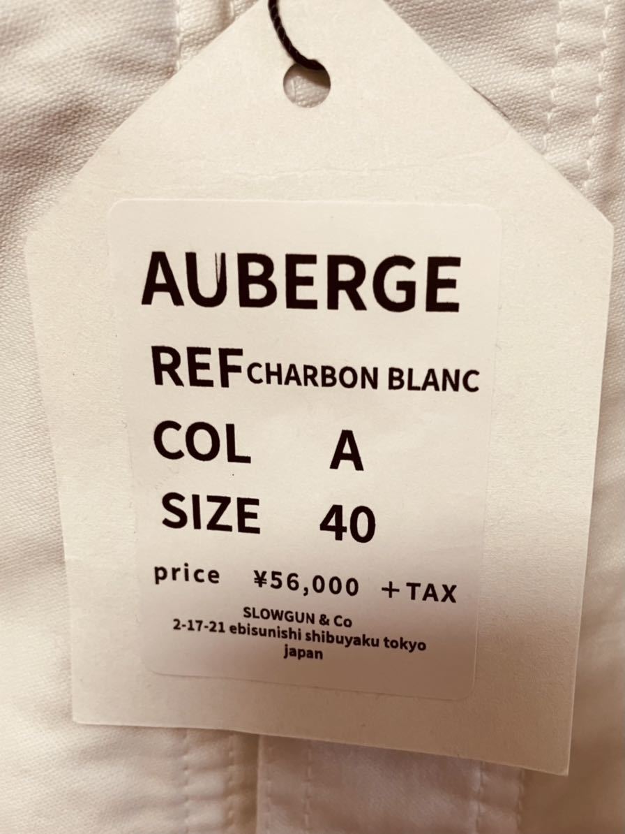 新品 AUBERGE CHARBON BLANC ホワイトモールスキン ARCH TOKYO 別注