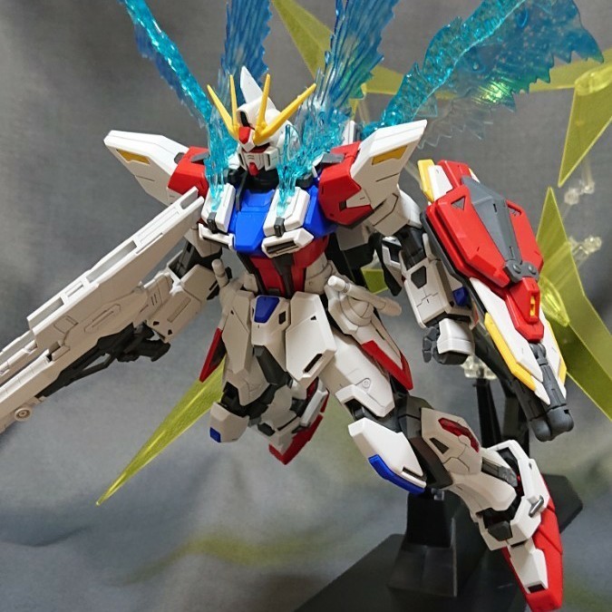 組立済 MG 1/100 ビルドストライクガンダム ＋ ユニバースブースター (スタービルドストライク)