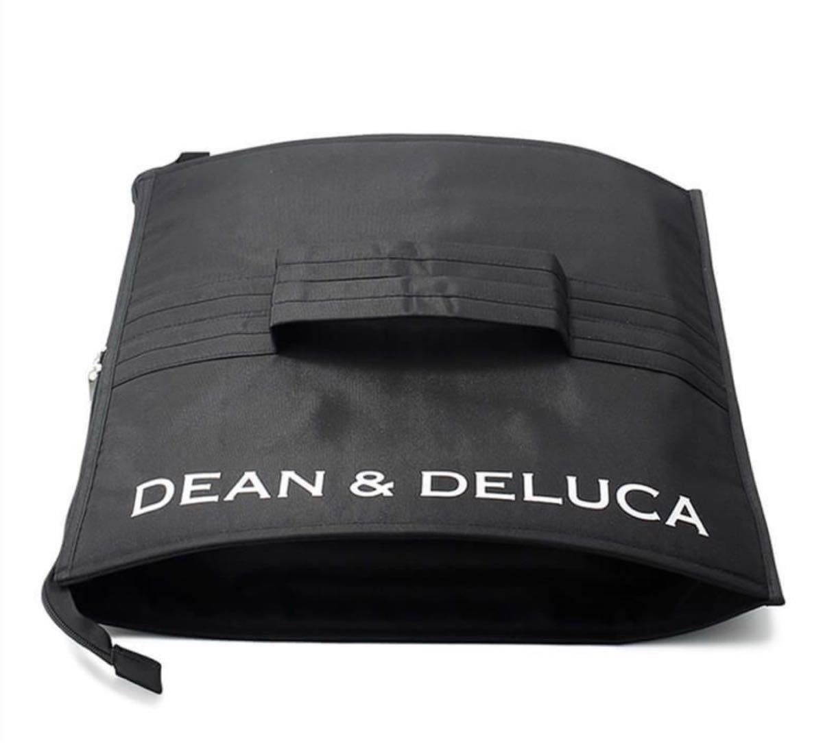 おまけ人気エコバッグ付き一点限りオンライン限定　DEAN & DELUCA クーラーバッグ ブラック スクエア　素敵なお品　