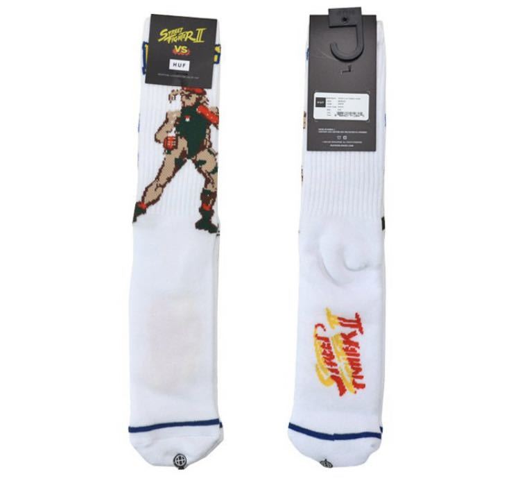 [ limited goods ]HUF × STREET FIGHTER is f Street Fighter socks -stroke 2 / collaboration Capcom sneakers socks 