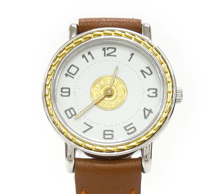 エルメス HERMES セリエ SE4.220 レディース 腕時計 FF3604 クォーツ