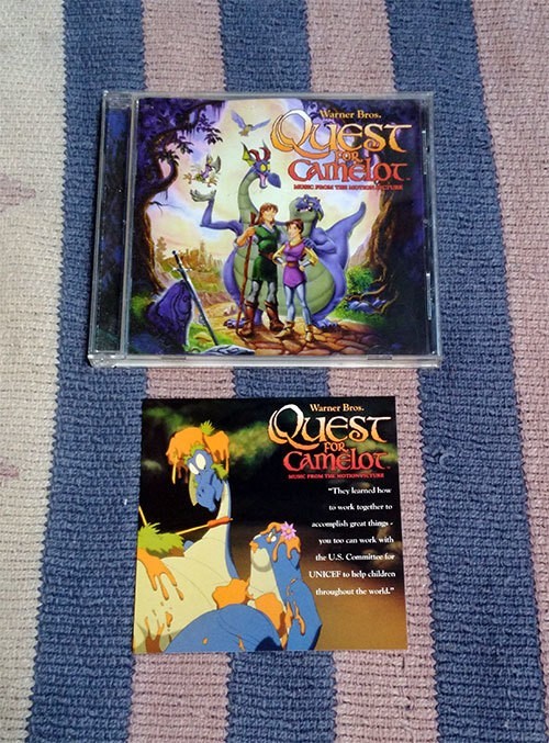 CD　Quest For Camelot　サウンドトラック　デヴィッド・フォスター　スティーヴ・ペリー　ディスク良好　送料込　割引特典あり_画像1