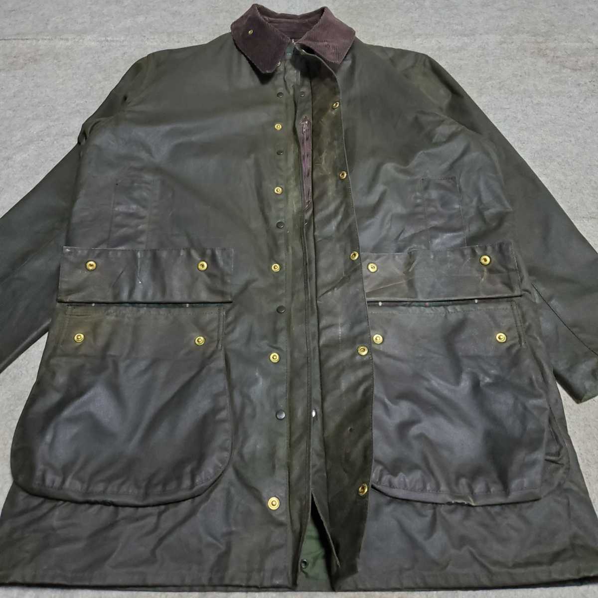 デッドストック級　オリジナル 　バブアー　 ノーザンブリア 　42　Barbour バブアー northumbria 42　ヴィンテージ　セージ　緑 コート_画像5