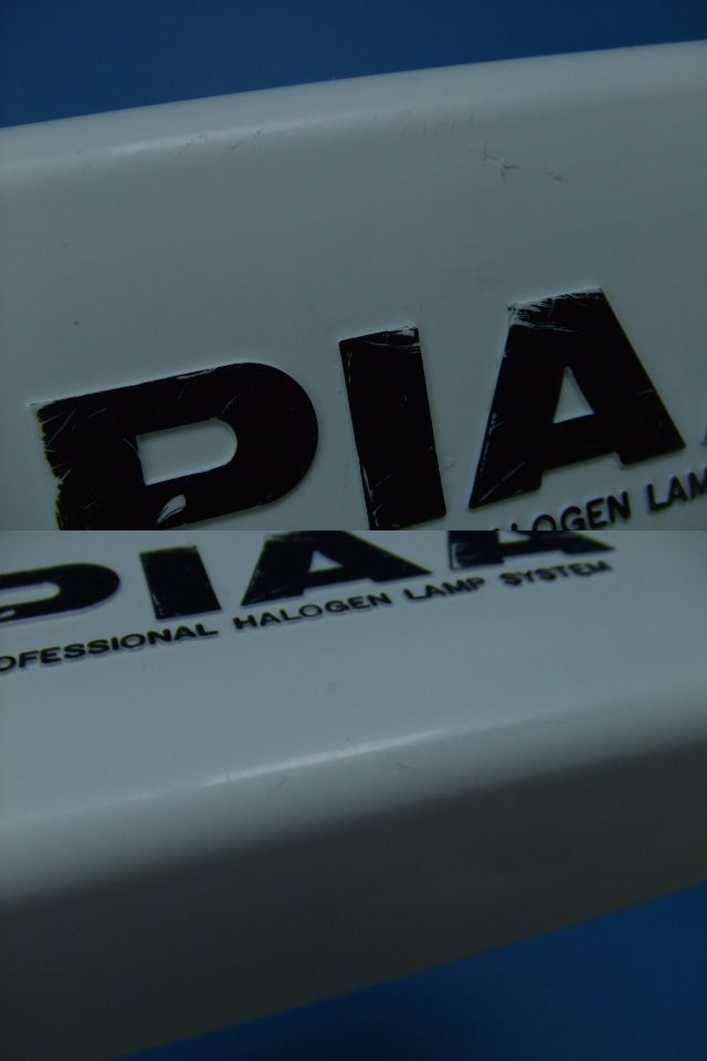当時物 良品 PIAA60 角型 スポットランプ H3バルブ 旧車 フォグランプ ...