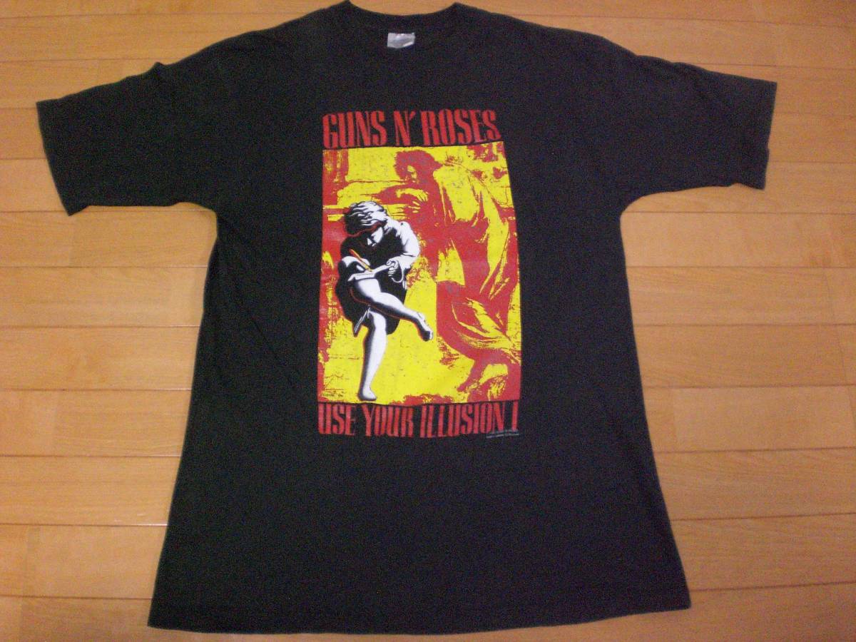  that time thing Vintage 90s GUNS N* ROSES T-shirt gun zMETALLICA AEROSMITH SLAYER MEGADETH SKID ROW NIRVANA METALLICA AC/DC KISS