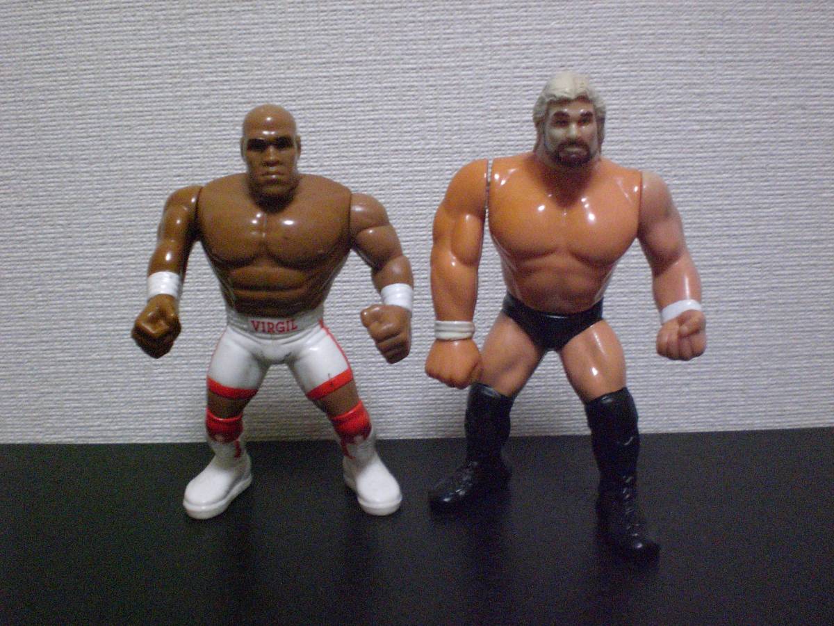 当時物 90s HASBRO ハズブロ WWF テッド・デビアス & バージル WWE