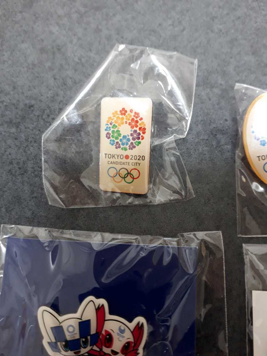 東京オリンピック　ピンバッジ　ピンバッチ　2020　アース製薬　ミライトワ　ピンズ　4個セット　未使用