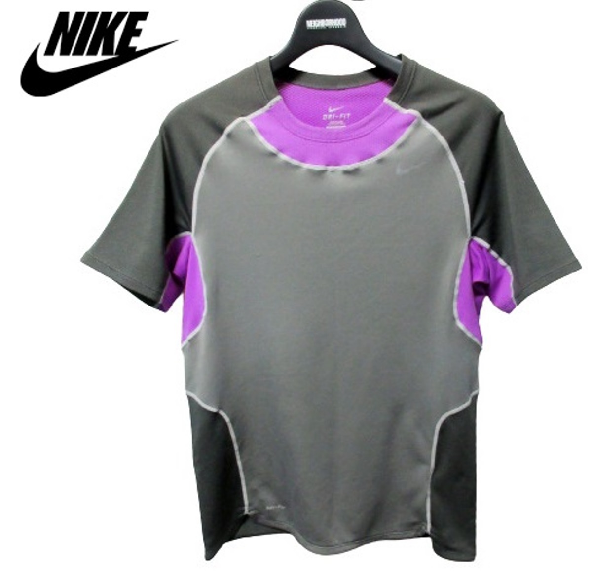 Nike Nike Sphere Mix Dri-Fit Ткань смесь футболки с короткими рукавами.