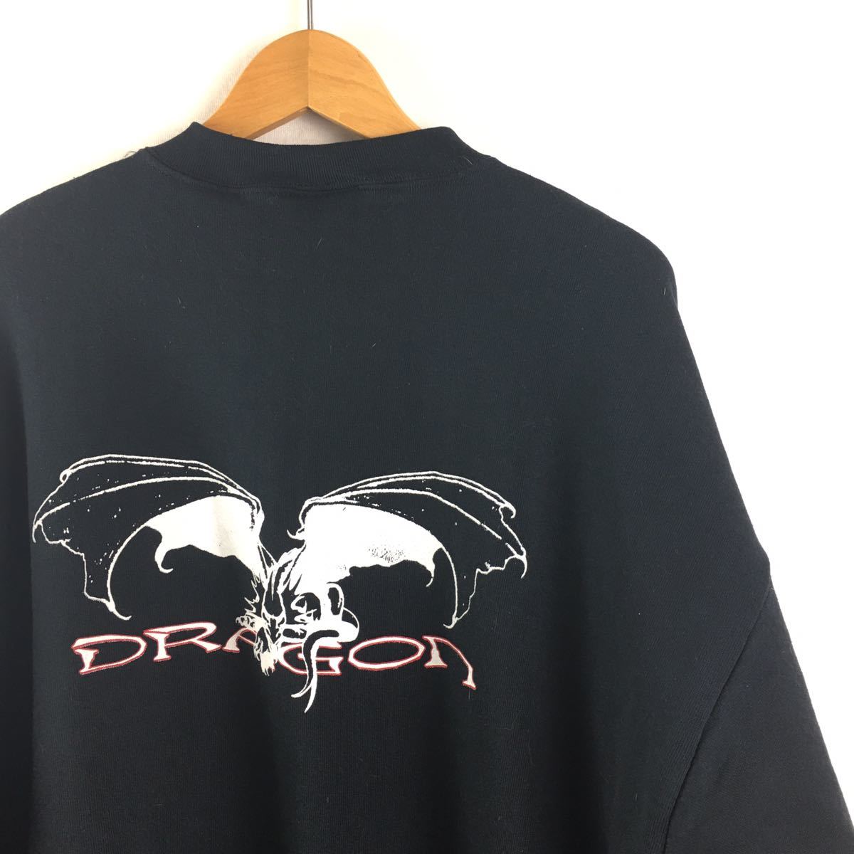 売れ筋】 ドラゴン XL USA製 トレーナー スエット 90s【DRAGON】デッド