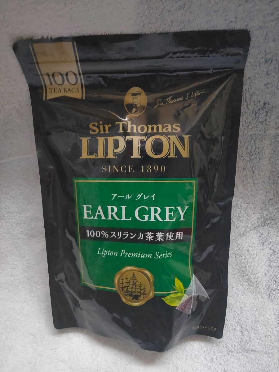 紅茶の美味しい季節～♪☆サー・トーマス・リプトンアールグレイ ティーバッグ １００袋（ピラミッド型）