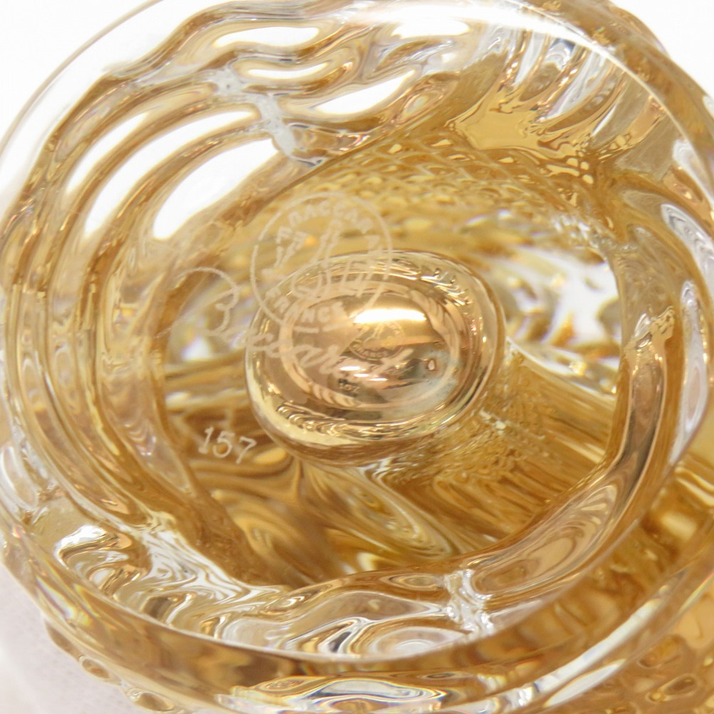  как новый baccarat . рыба рыба ваза стекло Gold произведение искусства 0073 Baccarat