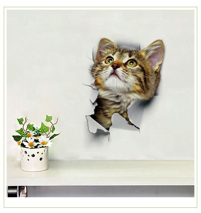 ヤフオク おもしろステッカー 超ユニーク 3d 猫 犬 アニマ ヤフオク おもしろステッカー 超ユニーク 3d 猫 犬 アニマ
