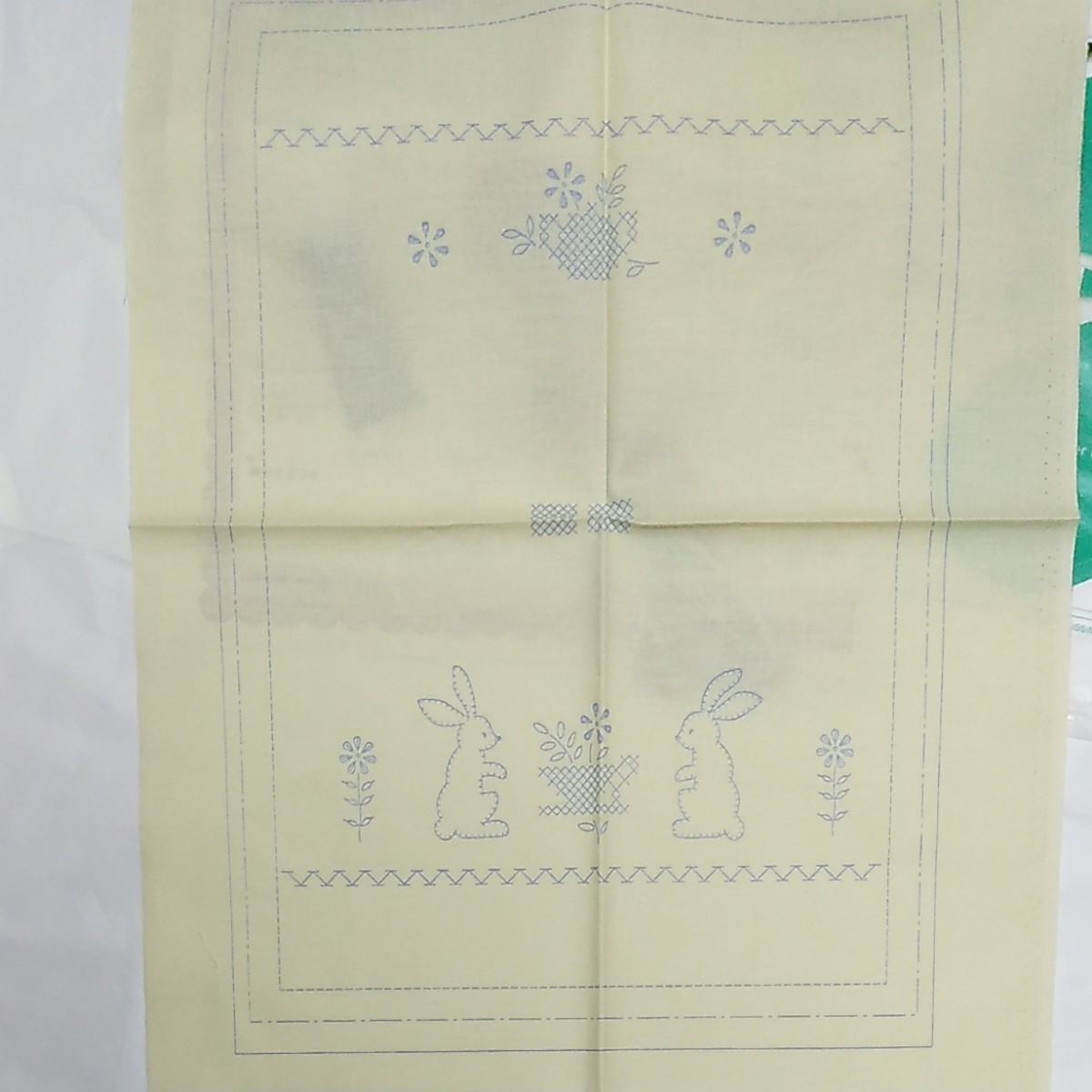 刺繍（うさぎのティータイム　刺繍キット