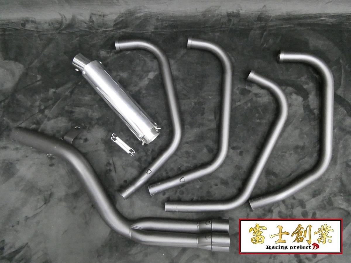 ヤフオク! - CBX550F 6分割 マフラー 黒50.8/レ...