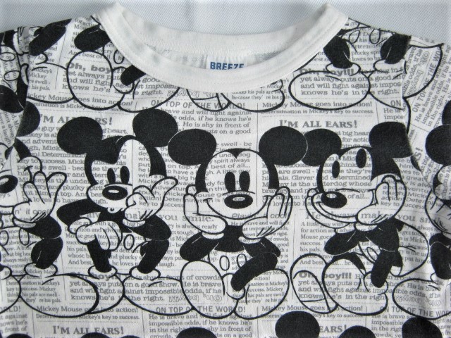 古着 BREEZE 130 DISNEY KIDS MICKEYMOUSE キッズ ディズニー ブリーズ ...