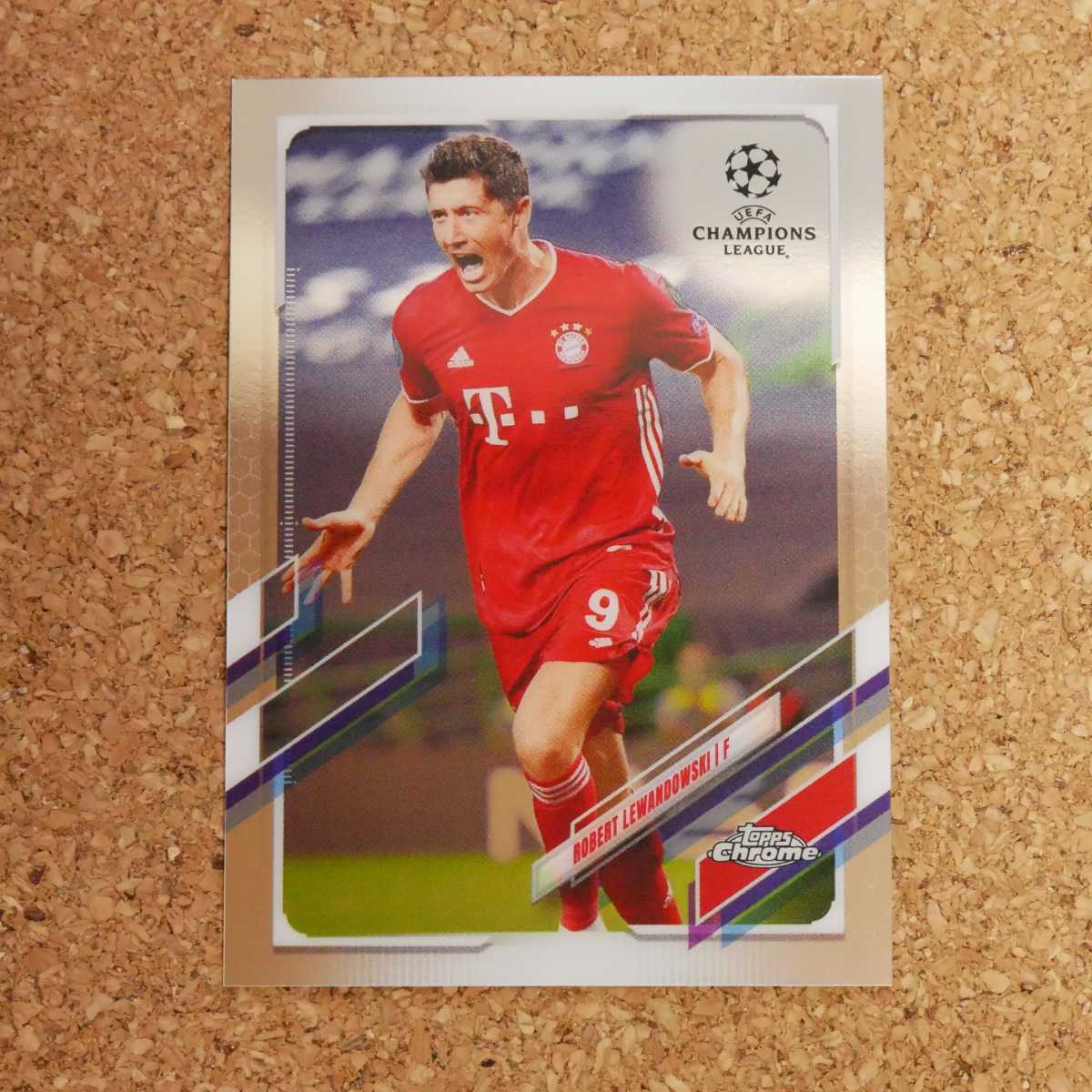 topps Chrome Robert Lewandowski トップスクローム ロベルトレヴァンドフスキ バイエルンミュンヘン ポーランド レバンドフスキ_画像1