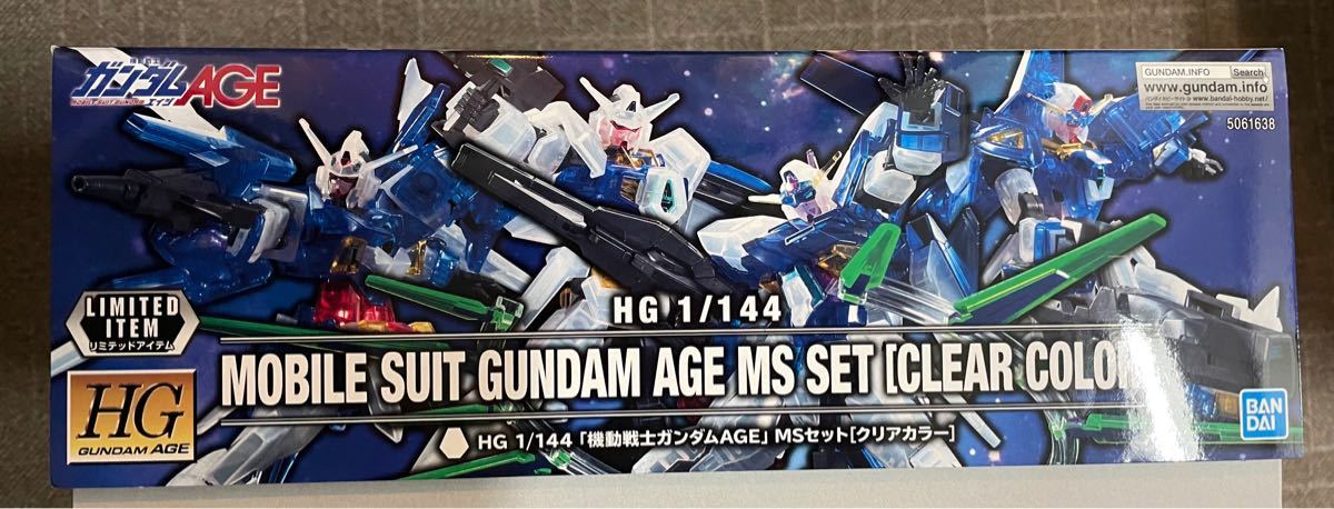 HG 1/144 「機動戦士ガンダムAGE」 MSセット[クリアカラー HG 1/144 「機動戦士ガンダムAGE」 MSセット[クリアカラー