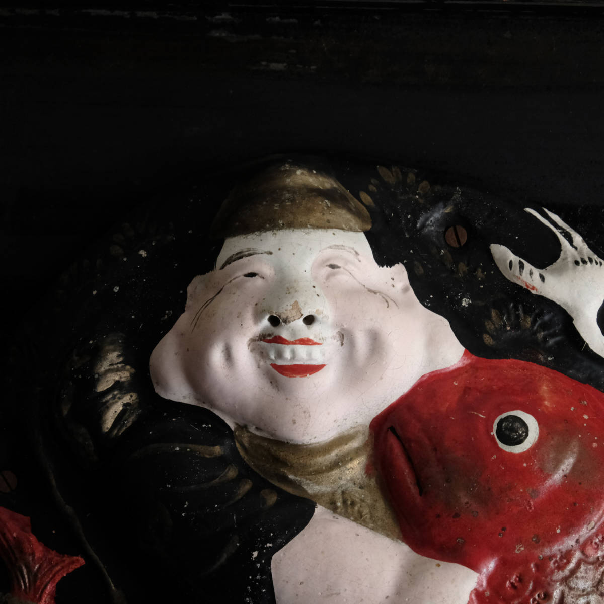 七福神 恵比寿様 大黒天様 大黒さま 陶器壁飾り 置物 縁起物 七福神 恵比寿様 大黒天様 大黒さま 陶器壁飾り 置物 縁起物