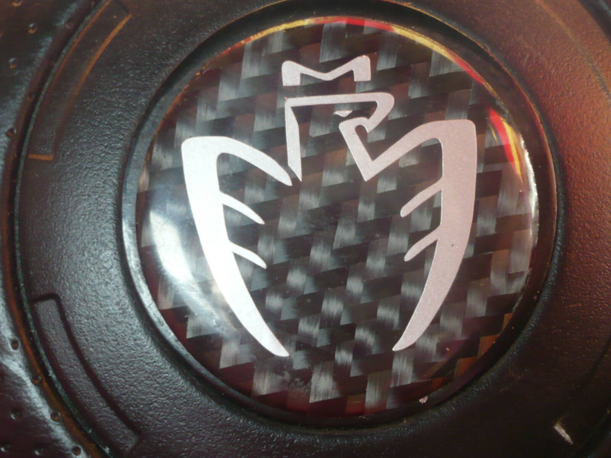 ** postage 140 jpy Toyota MRS steering gear horn emblem 40mm real carbon Logo MR-S interior trim JDM USDM Stan s**