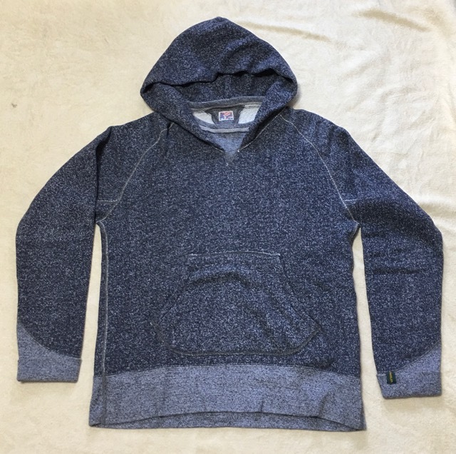 新品未使用★ネクサスセブン×ループウィラー NEXUSⅦ×Loopwheeler 2TONE AFTER HOODIE スウェットパーカー_画像1