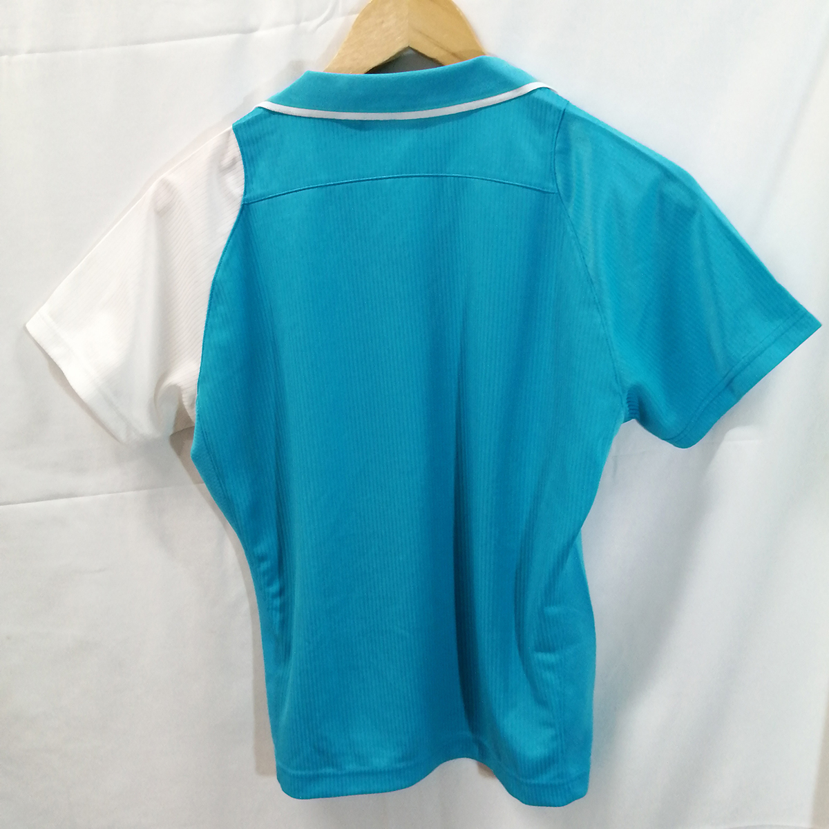 YONEX ゲームシャツ 半袖シャツ プラシャツ ライトブルー サイズL レディース バドミントン テニス ヨネックス_画像3