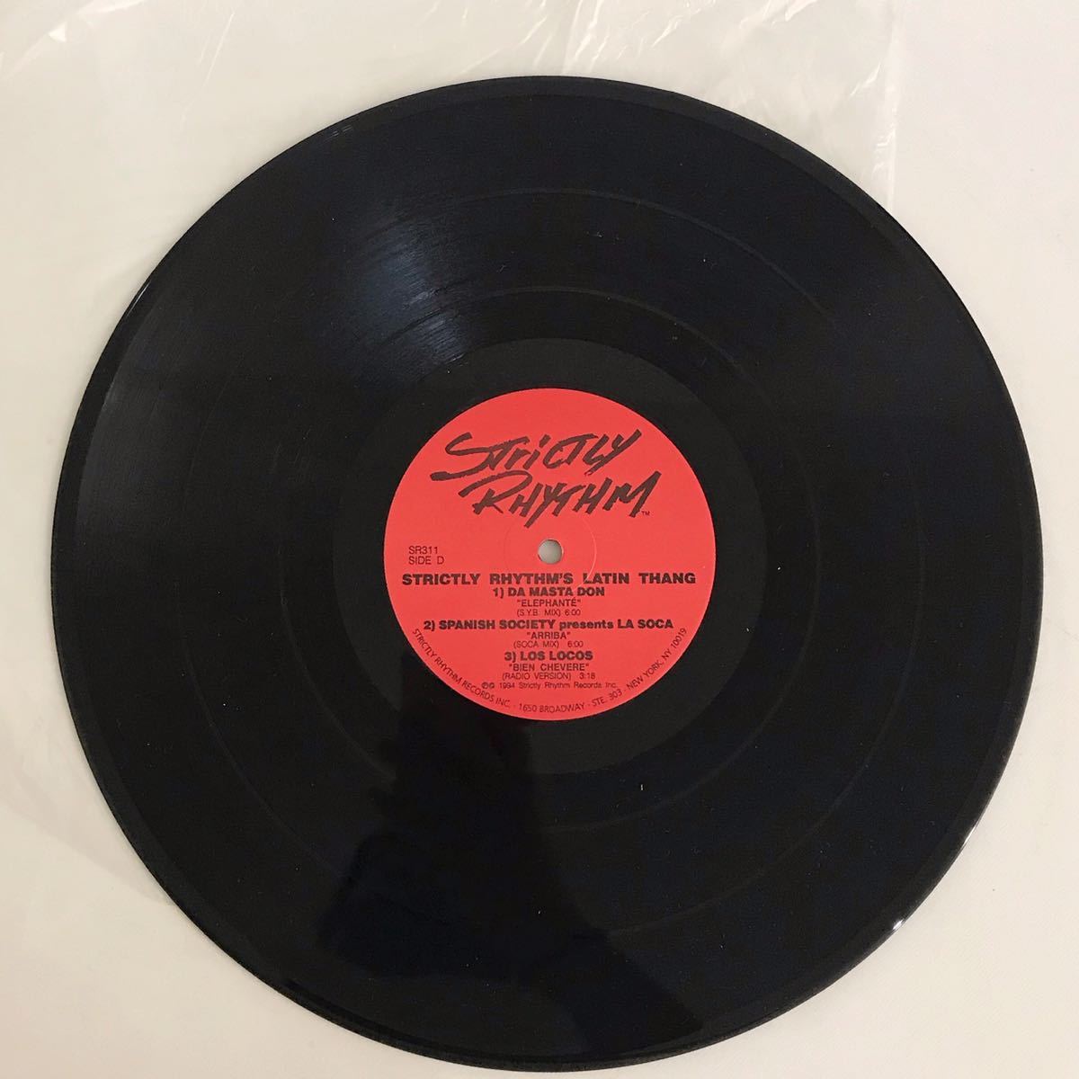 RCD-172 Strictly Rhythm's Latin Thang V.A. (STRICTLY RHYTHM) / オムニバス　US盤 LP レコード　オリジナル　2枚組_画像6