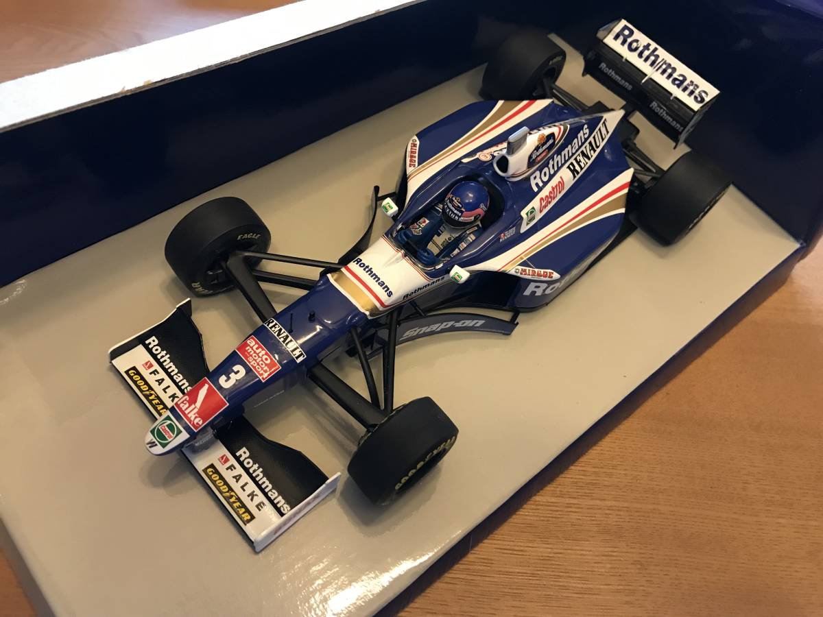 1/18 MINICHAMPS 【タバコ】 ウィリアムズ・ルノー FW19 #3 J.ヴィルヌーブ イギリスGP優勝 1997
