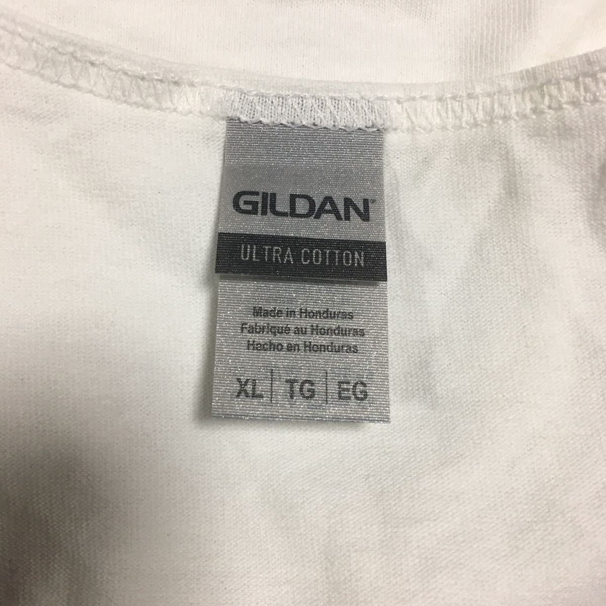 GILDAN ホワイト XLサイズ 白 タンクトップ 6.0oz ギルダン 天竺素材 WHITE_画像2