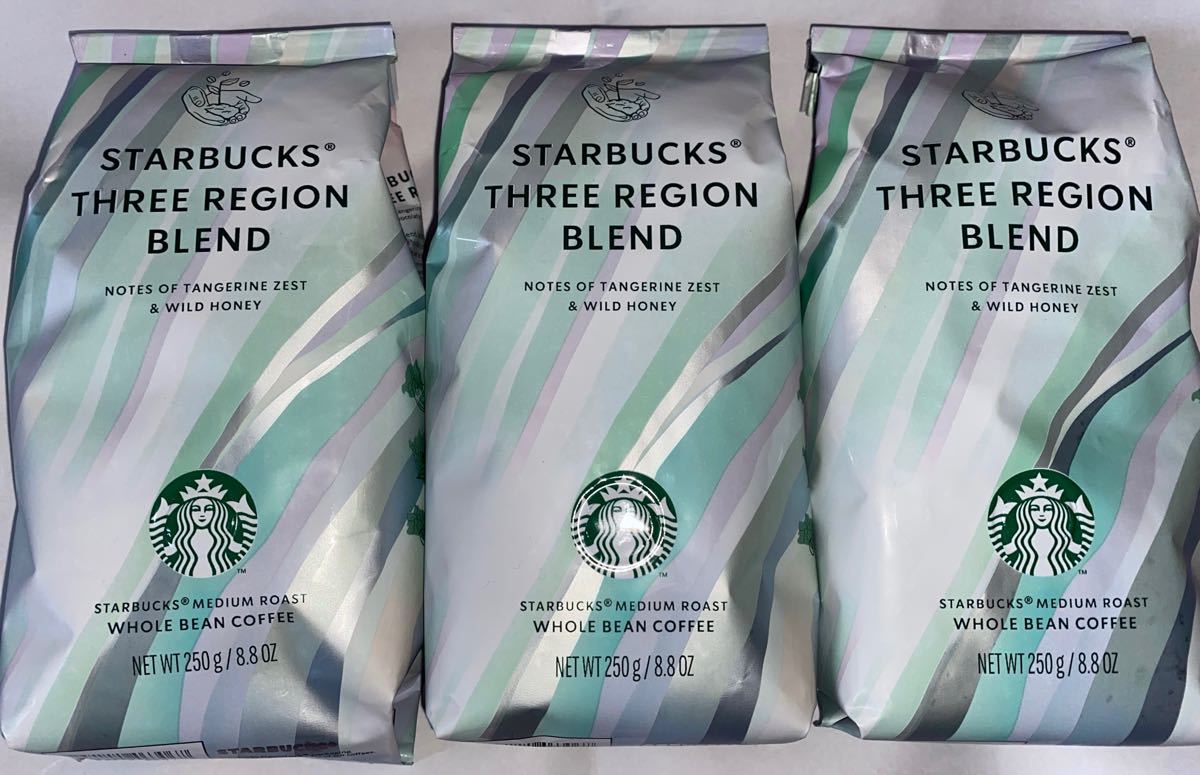 STARBUCKS【スターバックス】コーヒー豆　THREE REGION BLEND
