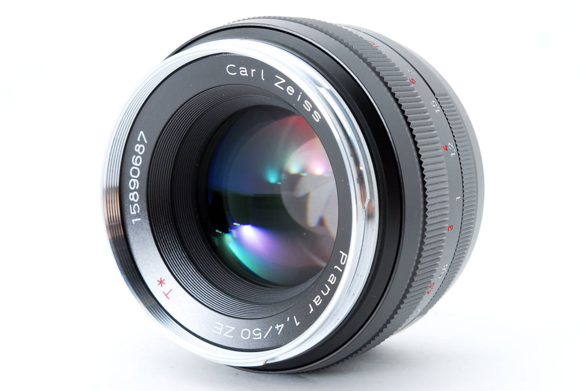通信販売激安 極上美品　Carl Zeiss Planar 50mm F1.4カールツァイス レンズ(単焦点)
