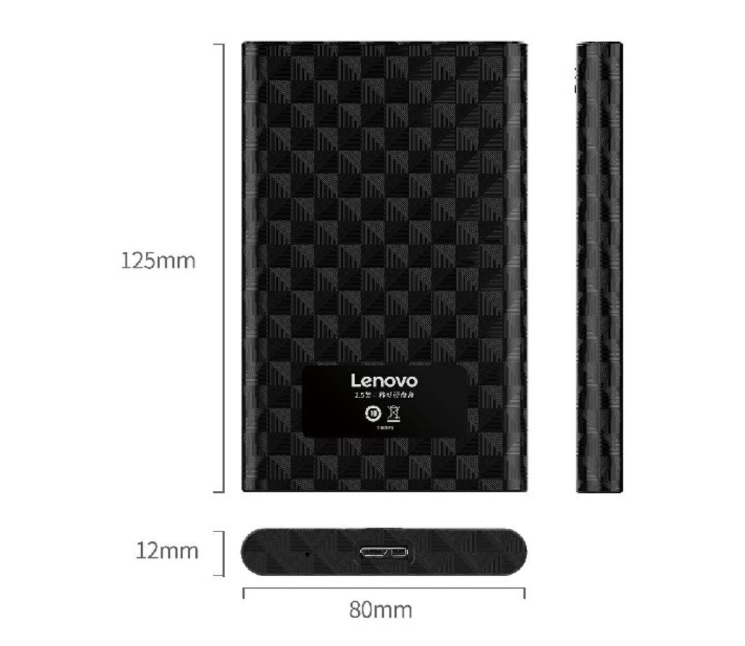 E026 Lenovo USB3.0 外付け HDD 750GB