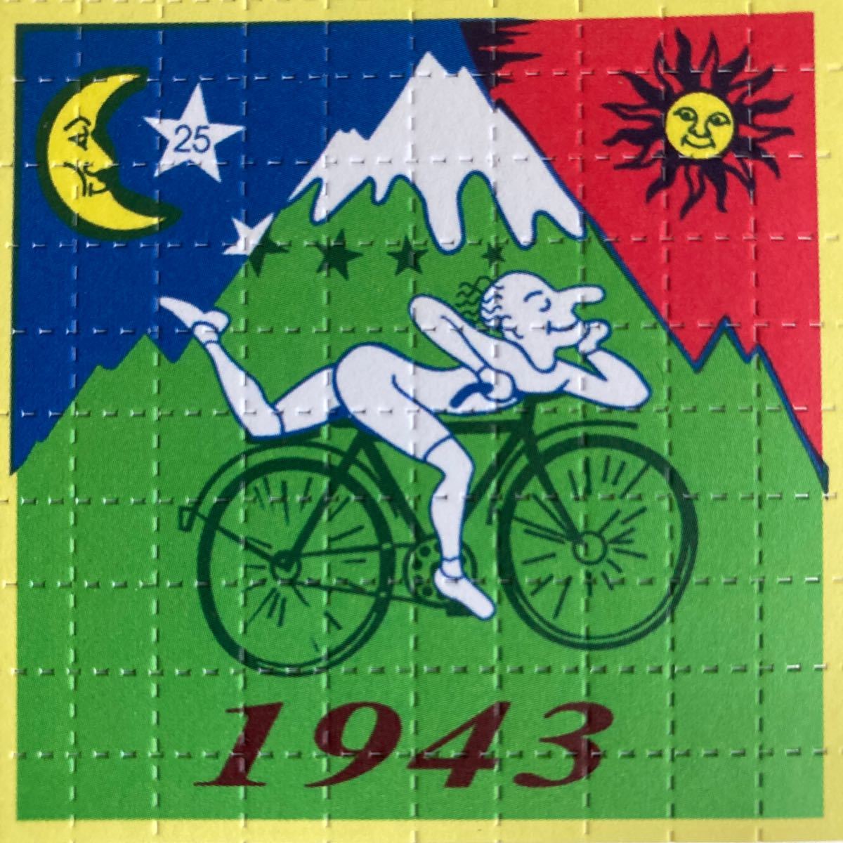 PayPayフリマ｜ブロッターアート アルバート・ホフマン 自転車の日1943 