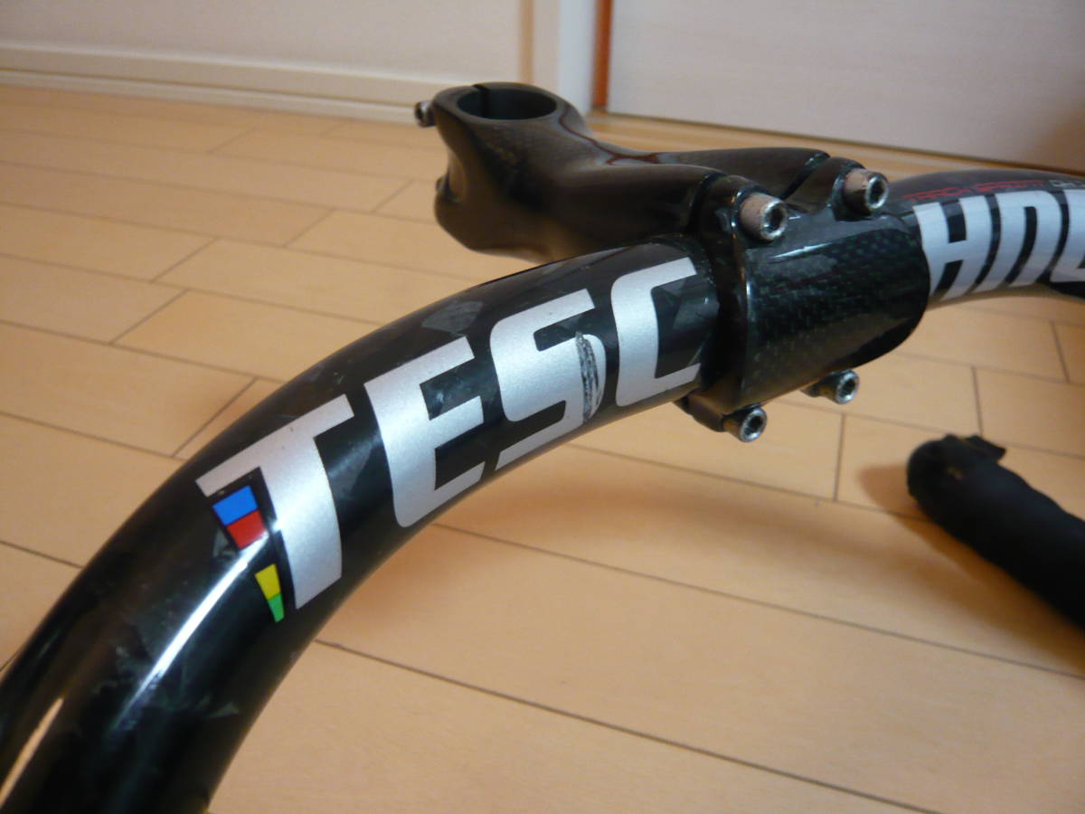 TESCHNER トラック ハンドルセット カーボン ピスト 競輪 タイムトライアル TT 3