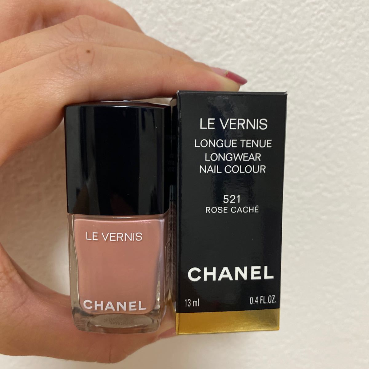 シャネル CHANEL ヴェルニロングトゥニュ #521 ローズ カシェ 13ml [596021]