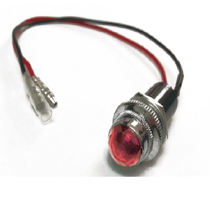 12V 24V all-purpose 16mm Pilot lamp LED bar bread 1 piece diamond cut number frame frame clear deco truck 16φ indicator 