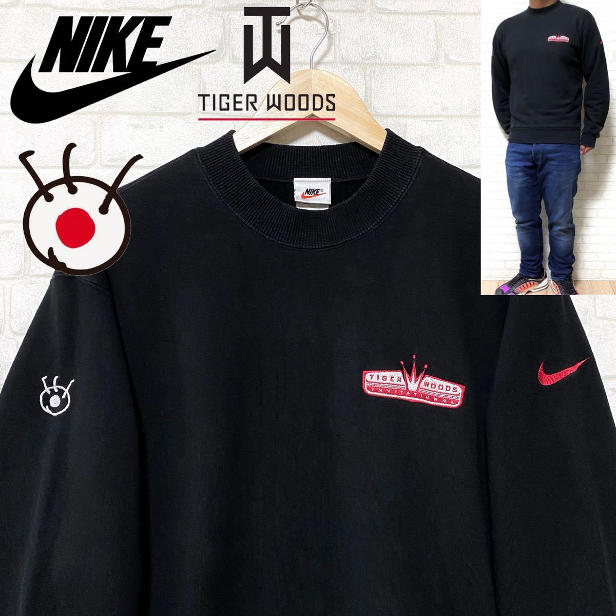 NIKE ナイキ 90s タイガーウッズ フジテレビ 銀タグ コラボ NIKE ナイキ 90s タイガーウッズ フジテレビ 銀タグ コラボ