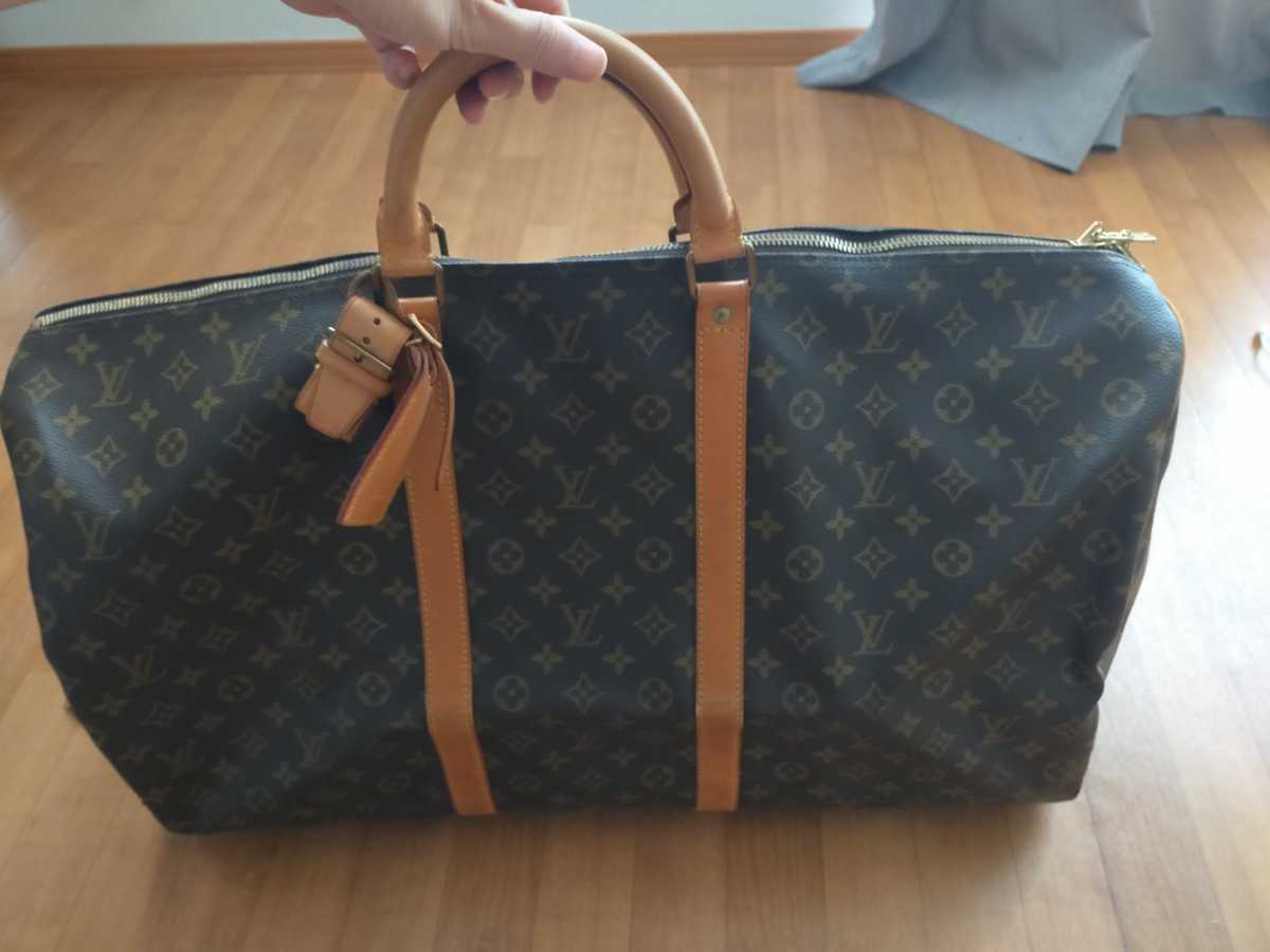 ルイヴィトン 人気 モノグラム キーポル60 大容量 ボストンバッグ バンドリエール　2way　LOUIS VUITTON　Keepall _画像1