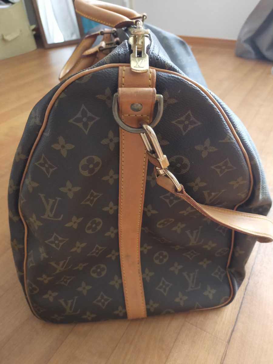 ルイヴィトン 人気 モノグラム キーポル60 大容量 ボストンバッグ バンドリエール　2way　LOUIS VUITTON　Keepall _画像9