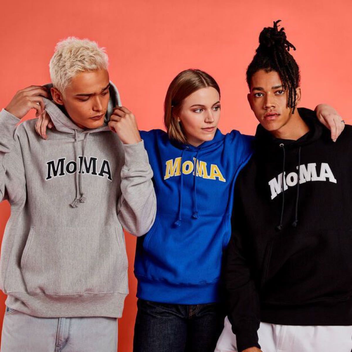 Champion MoMA チャンピオン モマ フーディー パーカー Lサイズ