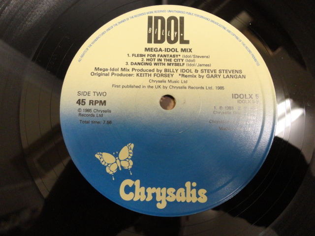 Billy Idol - White Wedding Parts I & II オリジナル原盤 12 ヒット作 ロッキン・ディスコ   視聴の画像4