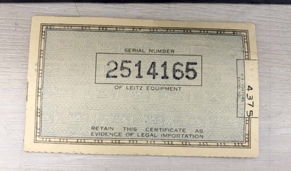 元箱 ギャランティカードのみ ★ Leitz Leicaflex TELYT F6.8 400mm レンズ 11960 /11966 1970年代 ライカ ライツ ERNST LEITZ WETZLAR