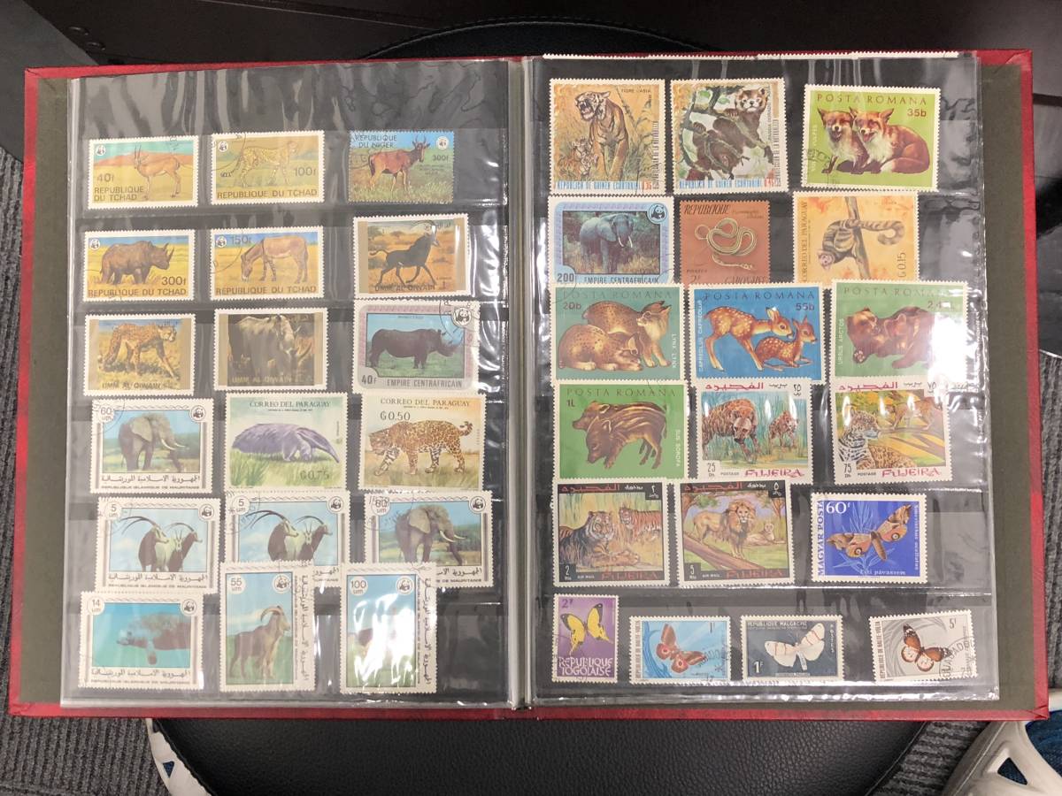 ヤフオク 切手 まとめて 切手収集家 世界切手コレクション