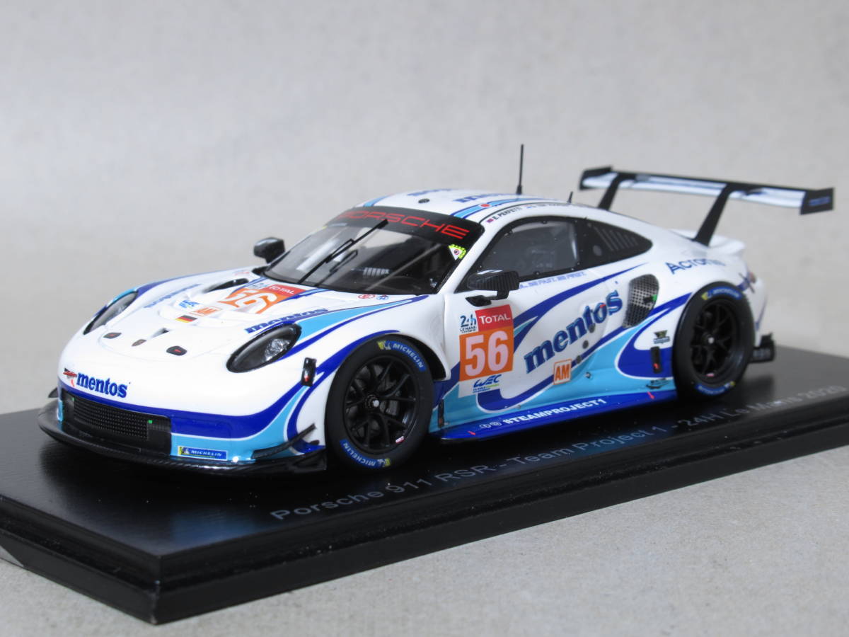 1/43 ポルシェ 911 RSR メントス チームプロジェクト1 #56 ルマン 2020_画像1