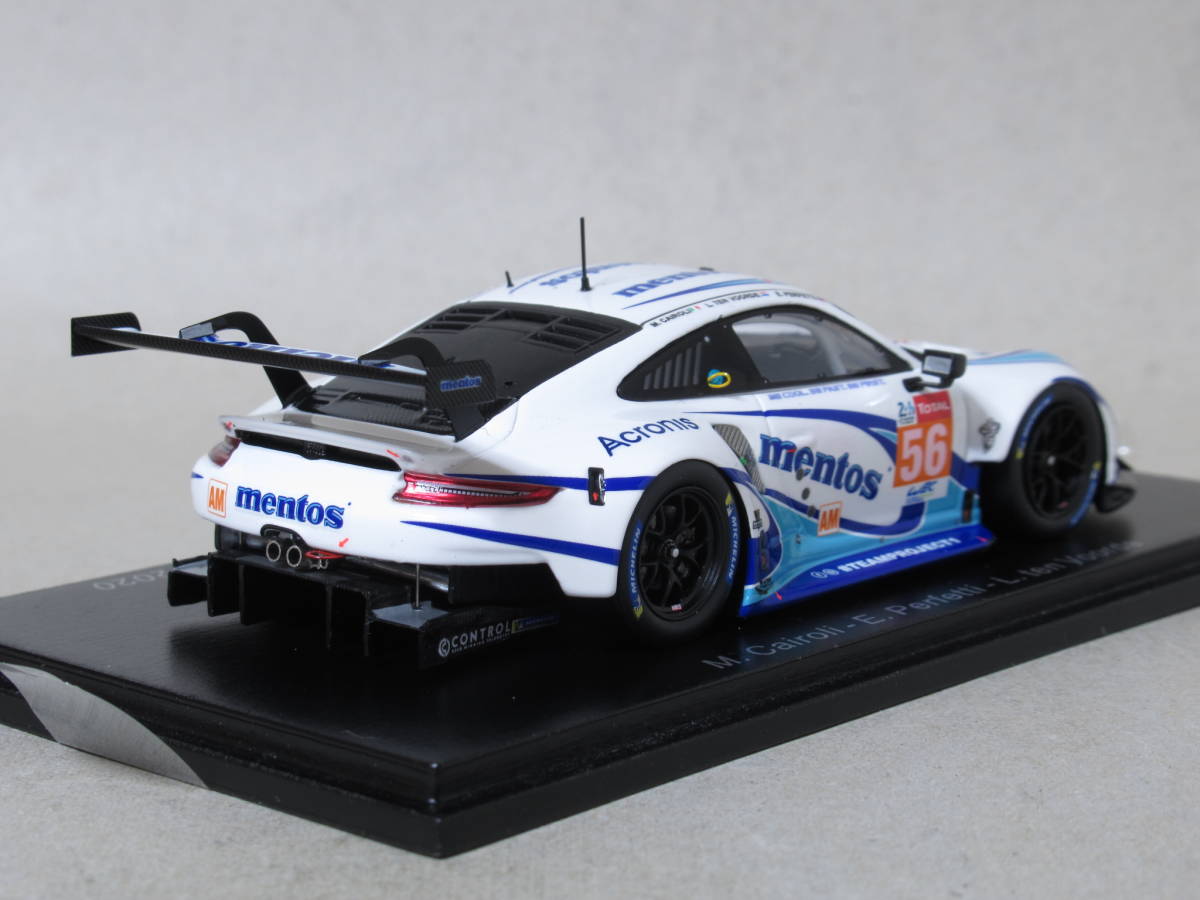 1/43 ポルシェ 911 RSR メントス チームプロジェクト1 #56 ルマン 2020_画像2