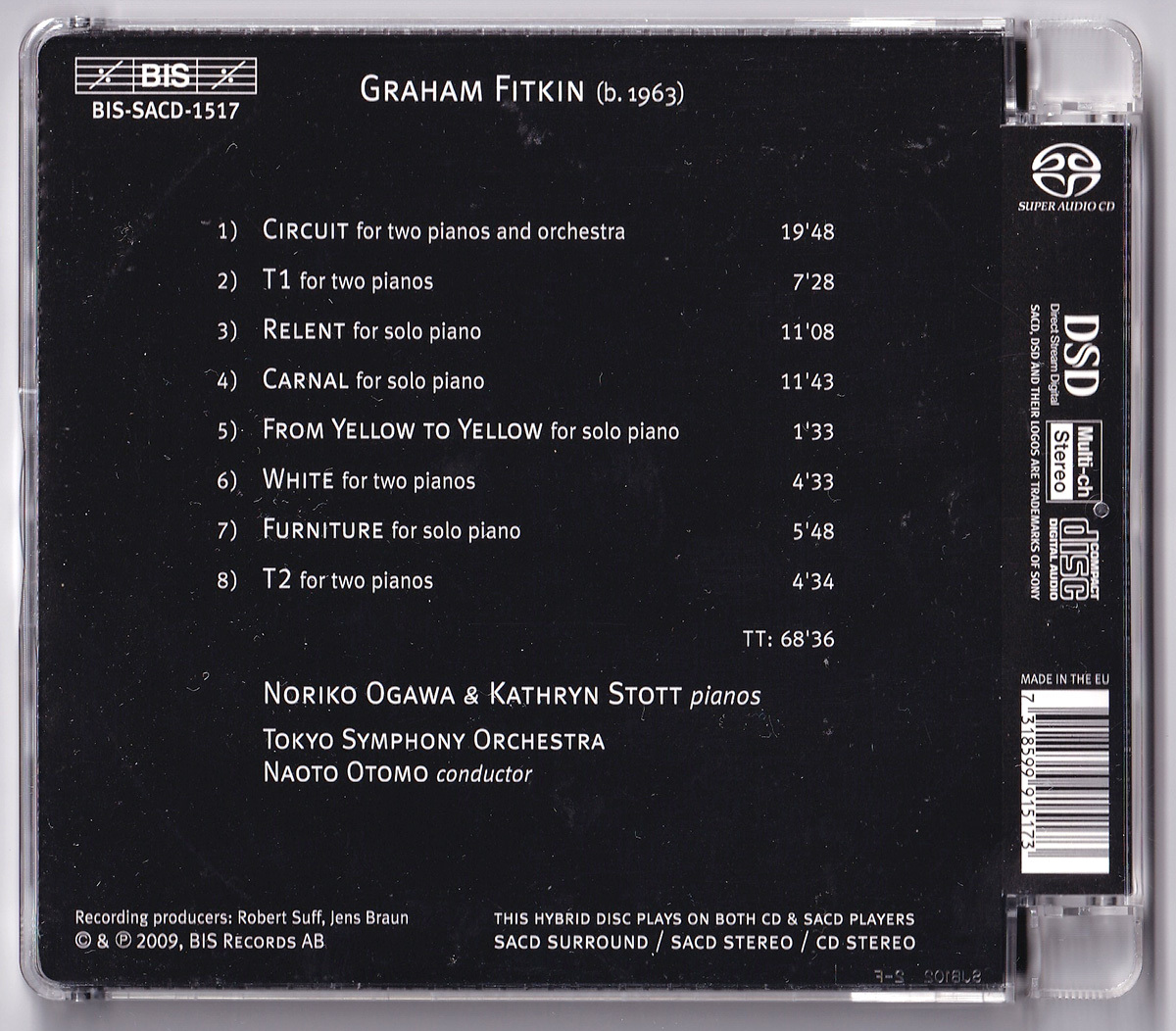 BIS-SACD1517 Noriko Ogawa Ogawa .., Katharine * -тактный to, большой . прямой человек, Tokyo реверберация приятный ., Fit gold : circuit SACD