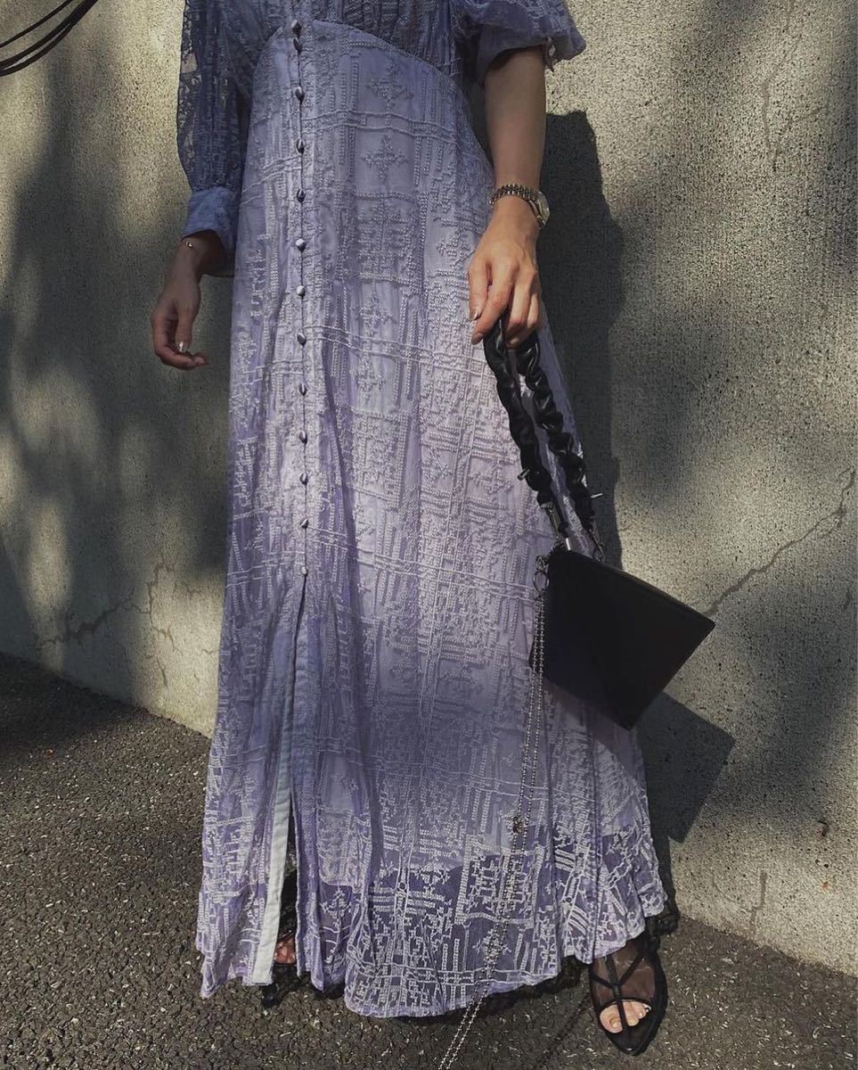 ameri vintage即発送 MEDI PALACE EMBROIDERY DRESS ドレス