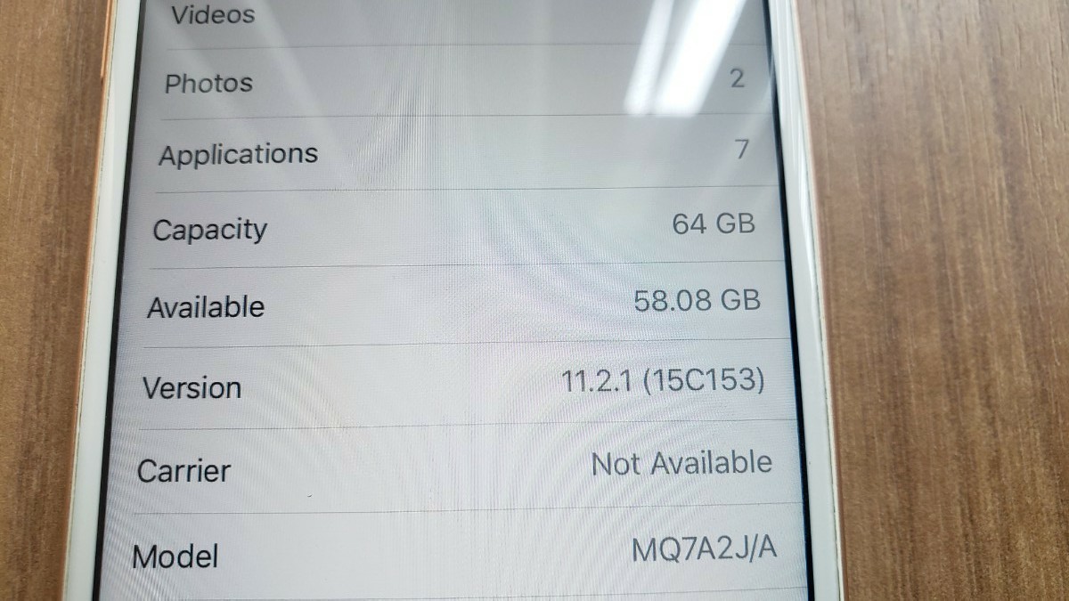 iPhone 8 ios 11.2.1 訳あり simfree 当日発送 2